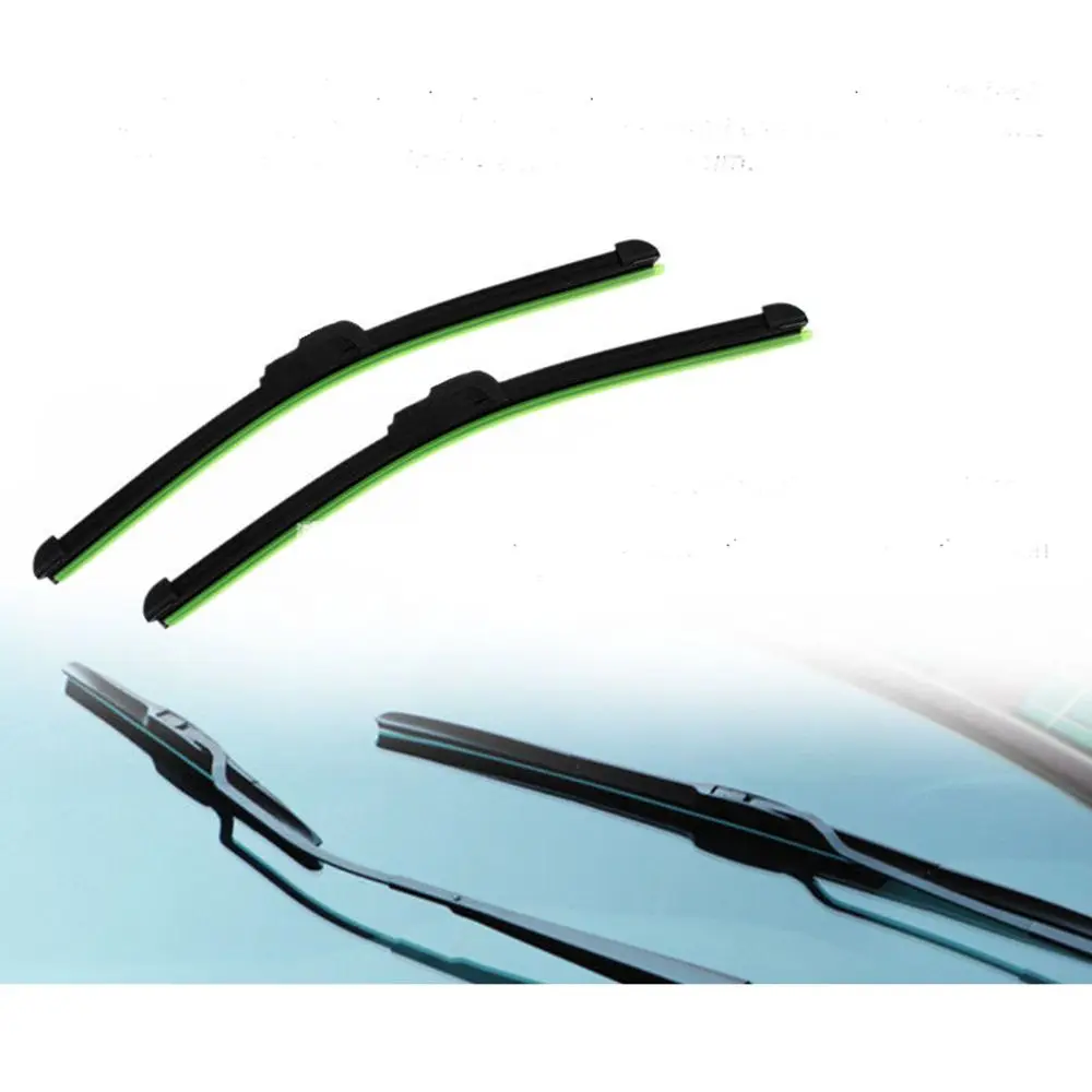 Car Windshield WiperBlades U-type Universal Soft Rubber Frameless Bracketless Car Wipers 14