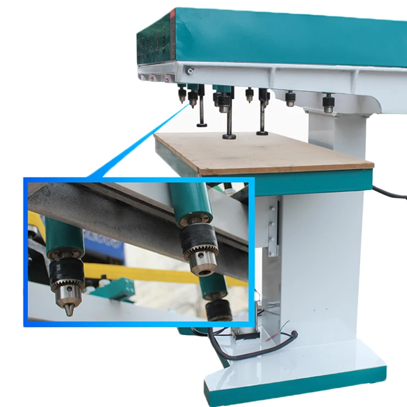 Vertical Woodworking Drill Machinery Multi-Axis Drilling Machine Pneumatic Plate Furniture Row Drilling Puncher Machine 380V