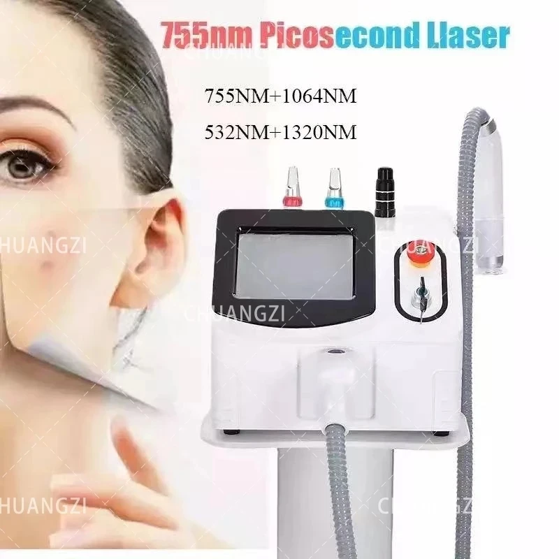 

Best-selling ND YAG Laser Tattoo Removal Machine Picosecond Laser 755 1320 1064 532nm Professional Picosecond Beauty Machine