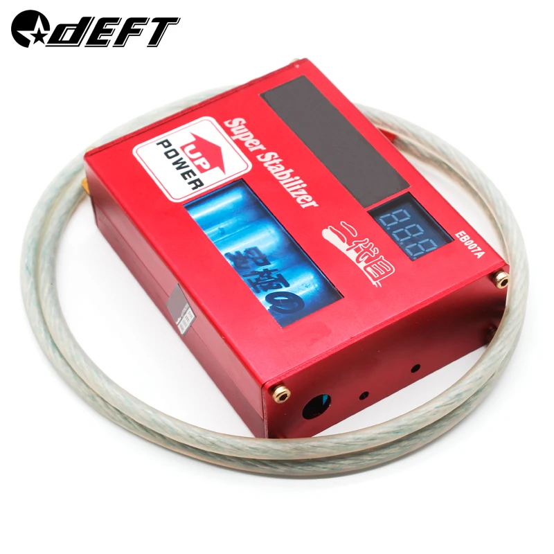 DEFT DC 12V Universal Car Fuel Saver Voltage Stabilizer Regulator Voltage Earthing Volt Controller Car Electronic Rectifier