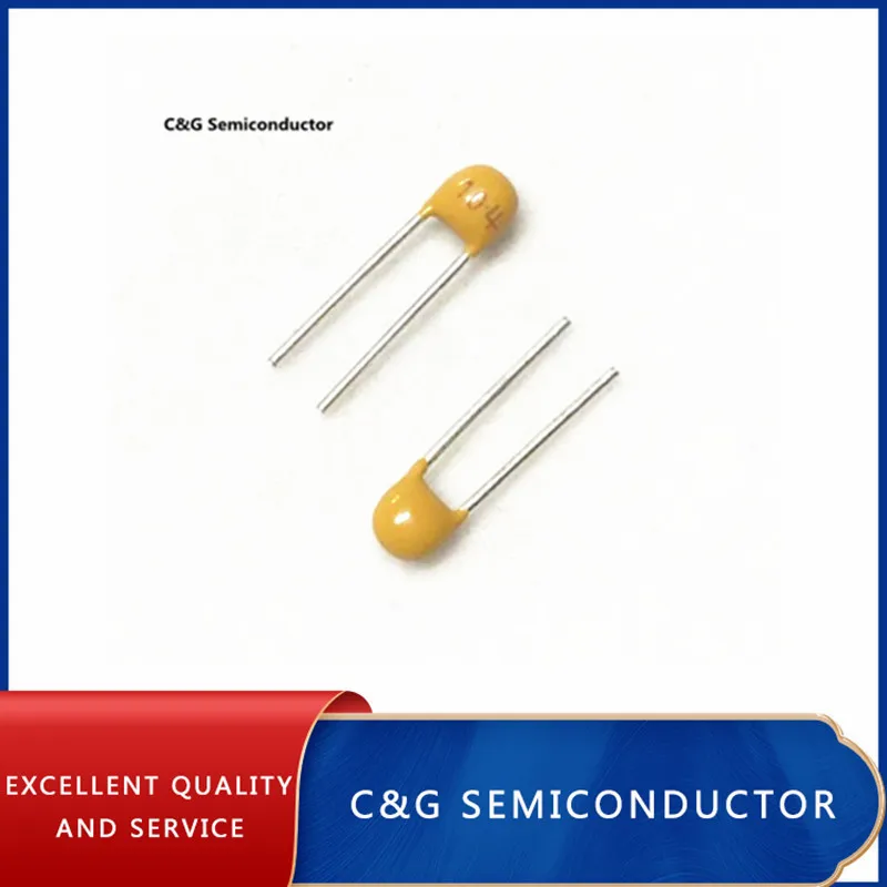 100 قطعة مكثف سيراميك متعدد الطبقات X7R 100nF 0.1 فائق التوهج 104 50V 2.54 مللي متر 10%