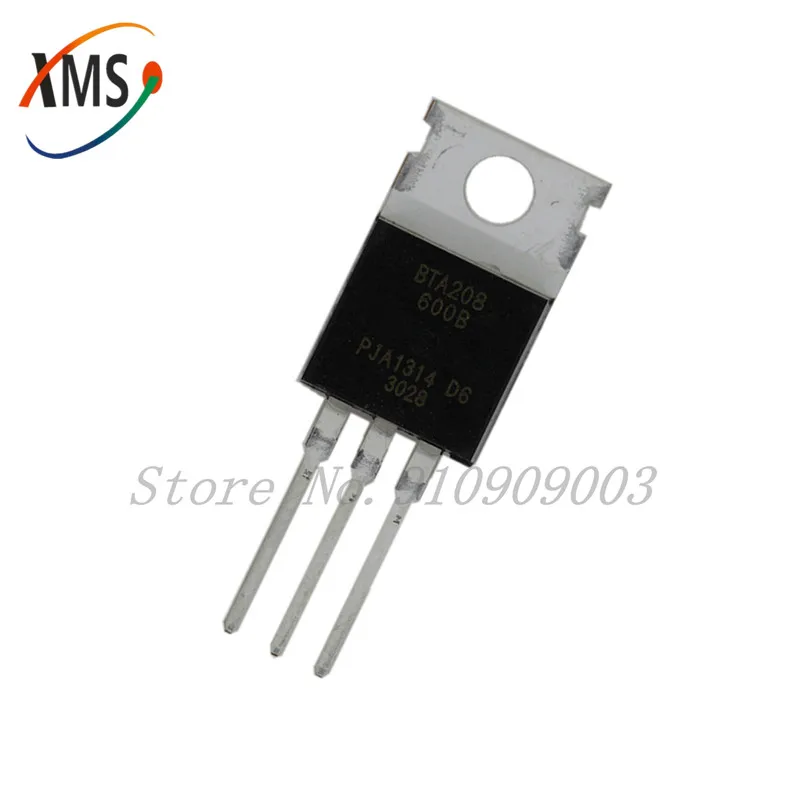 10pcs BTA208-600B TO220 BTA208 TO-220 600V 8A BTA208-600