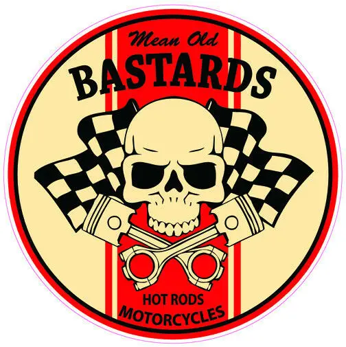 Mean Old Bastards Decal Suitable for SUV, RV, 4x4, Motorcycles, Window