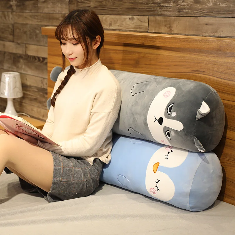 Cartoon Animal Dinosaur Pig Rabbit Bear Husky Duck Plush Toys Stuffed Soft Long Sleep Pillow Doll Cushion Kids Girls Gift
