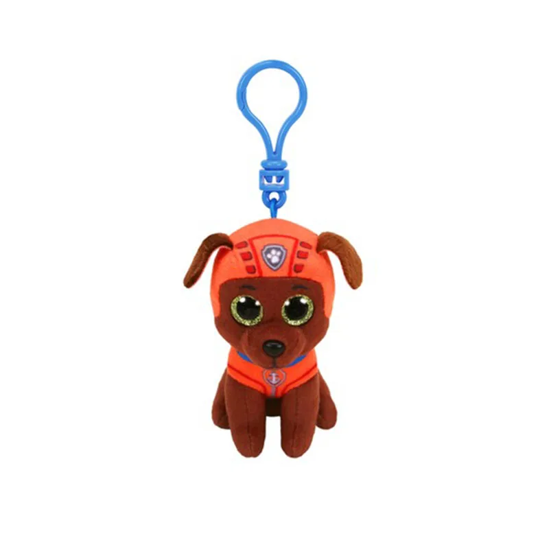 Ty Beanie Boos Keychain Pendant Rocky Marshall Skye Zuma Puppy Big Eyes Soft Plush Backpack Decor Doll Child Birthday Gift