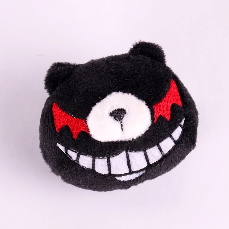 อะนิเมะ Danganronpa คลิป Plush ของเล่น Hairpin Props Enoshima Junko Monokuma Bear Girl Kawaii คอสเพลย์ Headwear