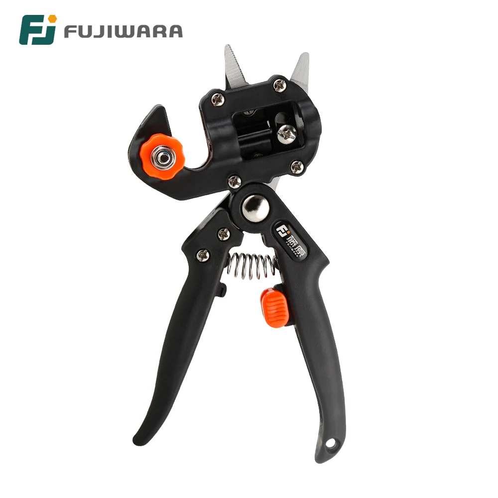 FUJIWARA Grafting Shears Scissor  Fruit Tree Vaccination Multi-function Bud Cutter 3 Styple Blade Gardening Tools