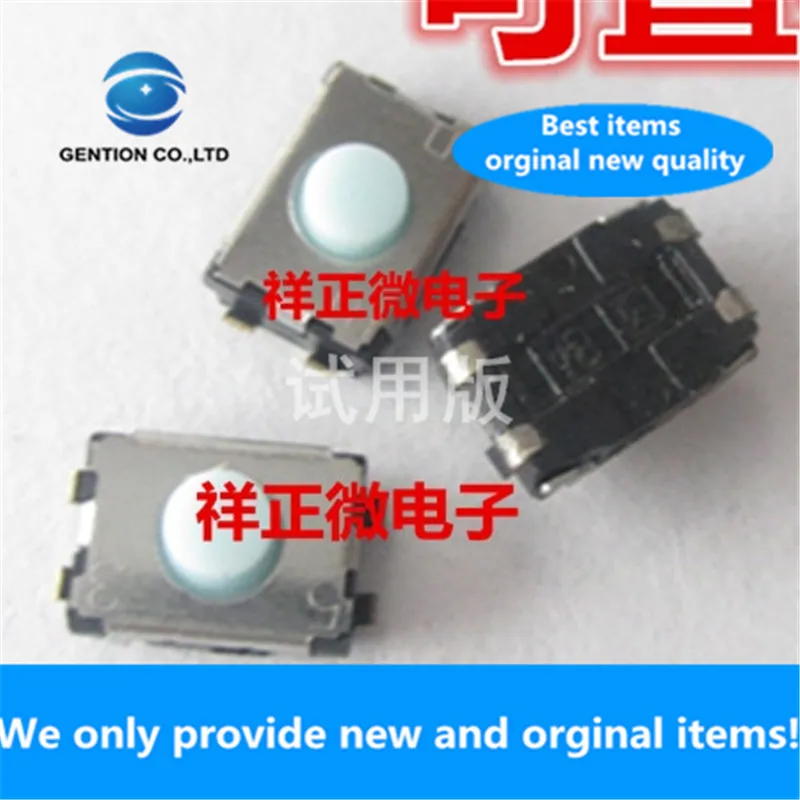 10pcs 100% orginal new real stock EVQP2B02Q patch 4-pin tact switch 4.7x3.5x2.5 plum blossom head silicone button