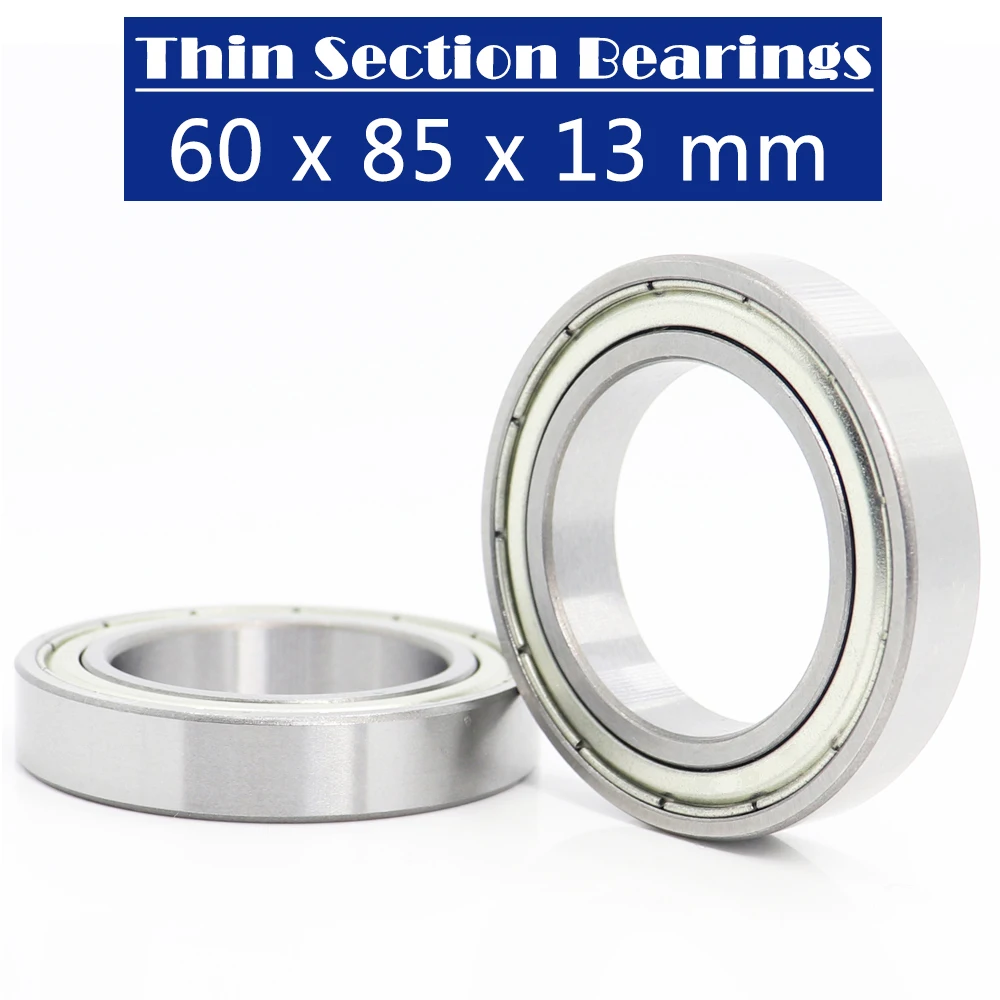 6912 ZZ Bearing ( 2 PCS ) 60*85*13 mm Metric Thin Section Bearings 61912Z 6912ZZ