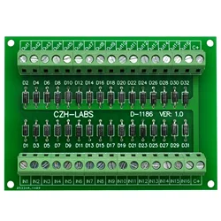 CZH-LABS Common Anode DC Lamp Test Module, 16 Channels.