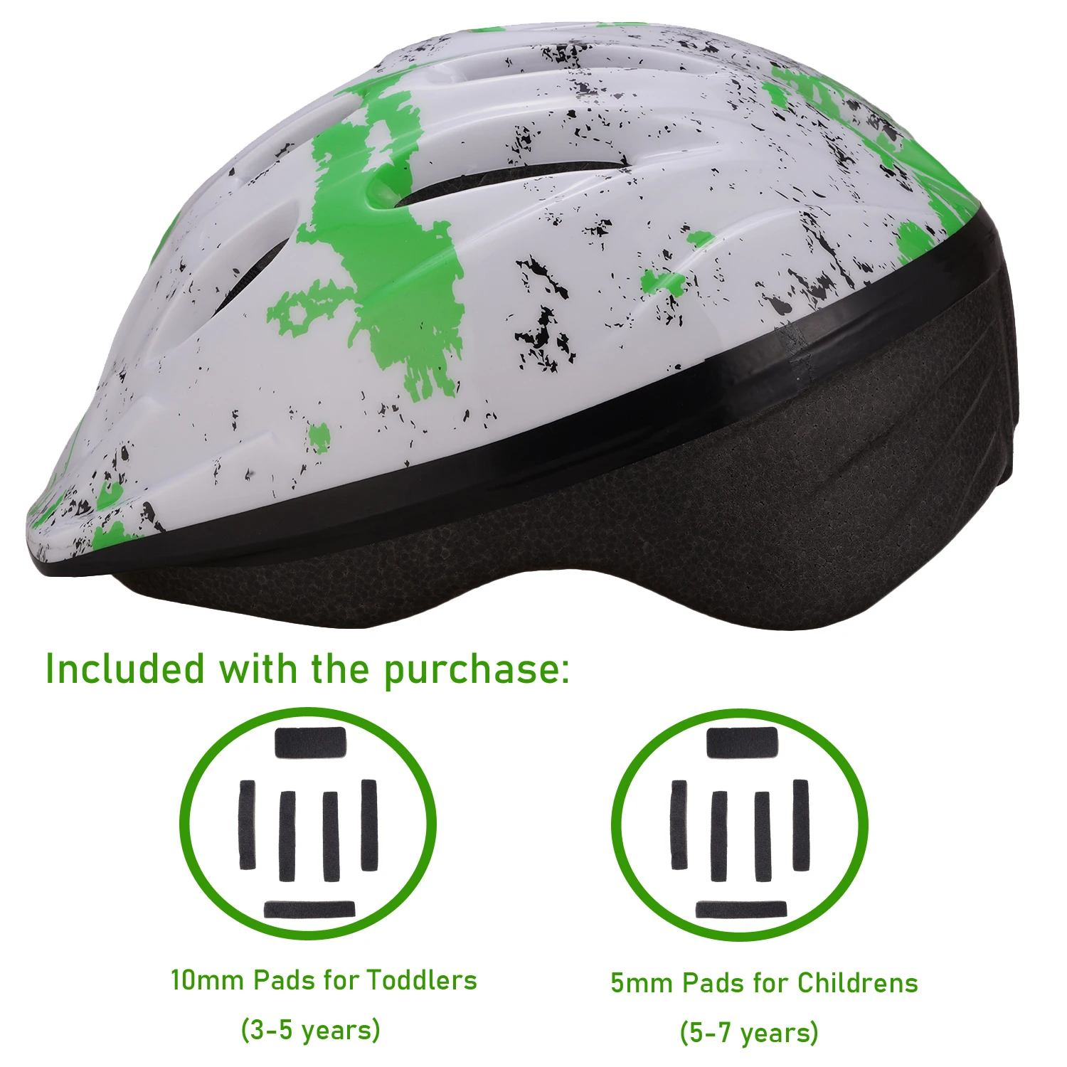 Exclusky PVC Child Kids Helmet for Bike Skateboard Scooter Ages 3 - 7  CPSC Certification