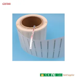 Czstar 10pcs narrow long strip uhf rfid tag Long Read Range 860-960MHz UHF RFID warehouse office Library Book files Tag sticker