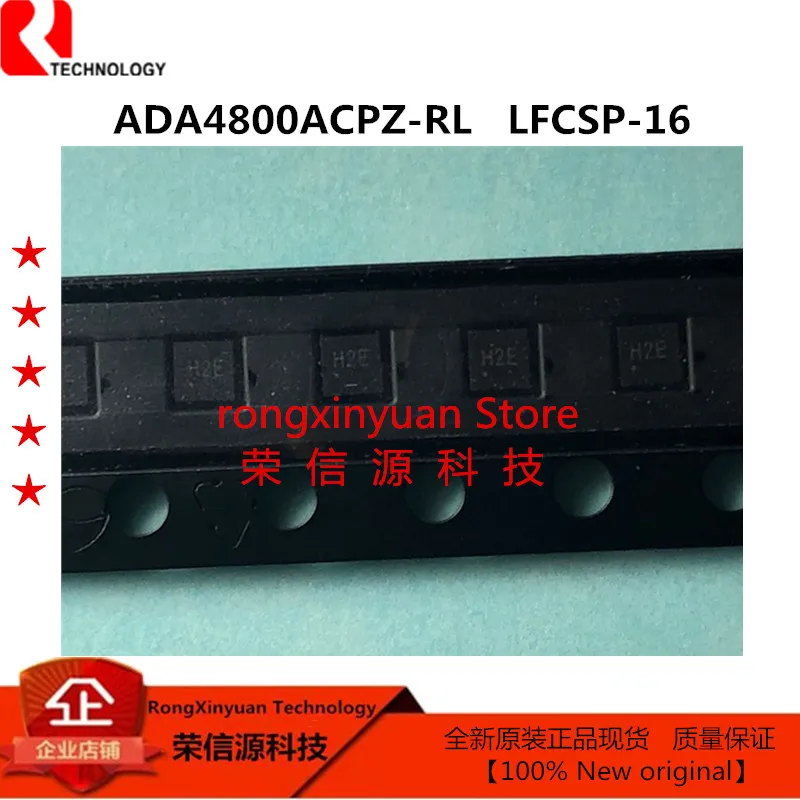 ADA4800ACPZ-RL  H2E  LFCSP-16 ADA4800ACPZ ADA4800   Low Power, High Speed CCD Buffer Amplifier 100% New original