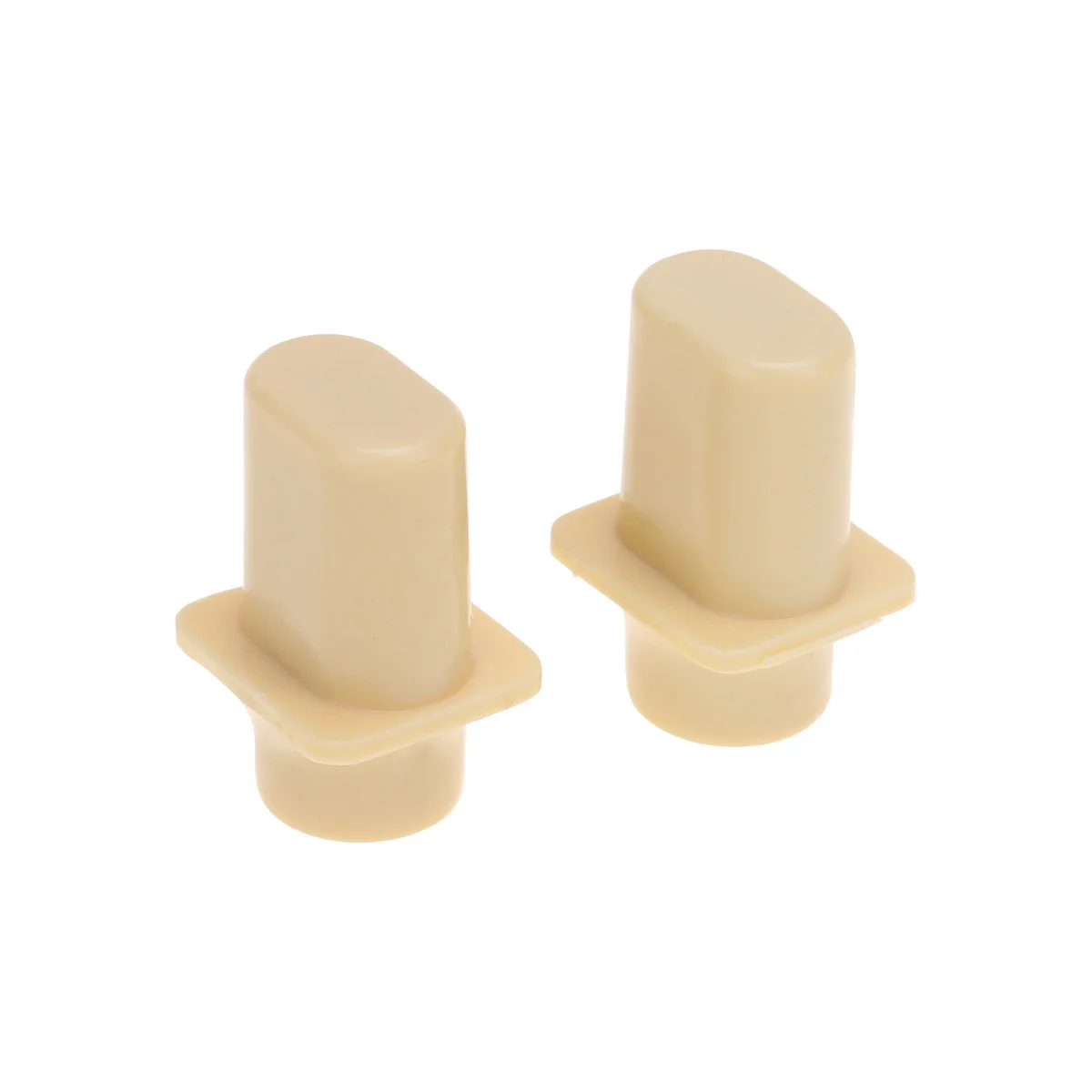 Musiclily Pro Metric Top Hat Guitar Tele Switch Tips 3 Way Pickup Selector Switch Knobs for Import Squier Tele, Cream (Set of 2)