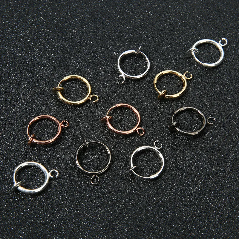 

3pair Dia 13mm Copper Earring Hooks Findings Nikkel Free Gold Silver Color Earring Hooks Wire For DIY Jewelry Making Accessories