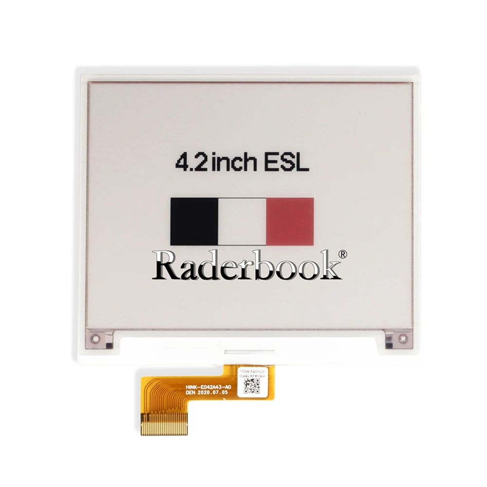 

H-Ink-E042A43-A0 E042A43 4.2 Inch 24P Red White Black E-Paper Display E Ink Screen 400X300