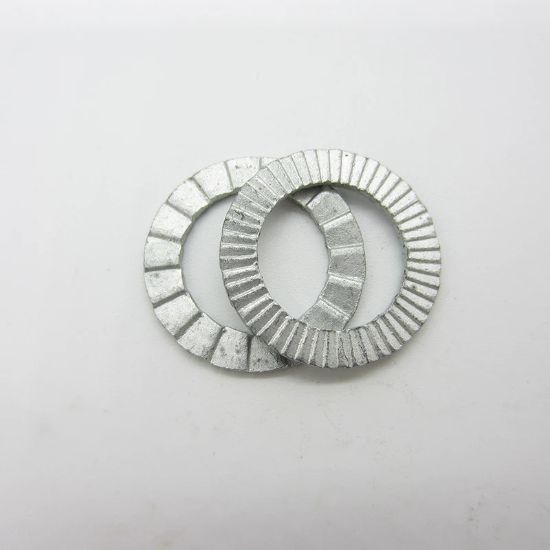 10pairs/lot DIN25201 washer two-fold locking washers  Double fold self-locking washer(carbon Steel/Stainless Steel)