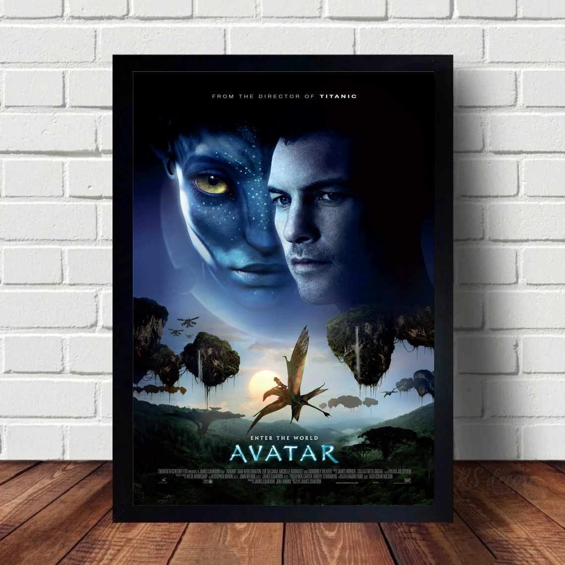 Avatar Enter The World Movie Cover Poster Wall Art Canvas Painting Bedroom Living Room Home Decoration (No Frame)