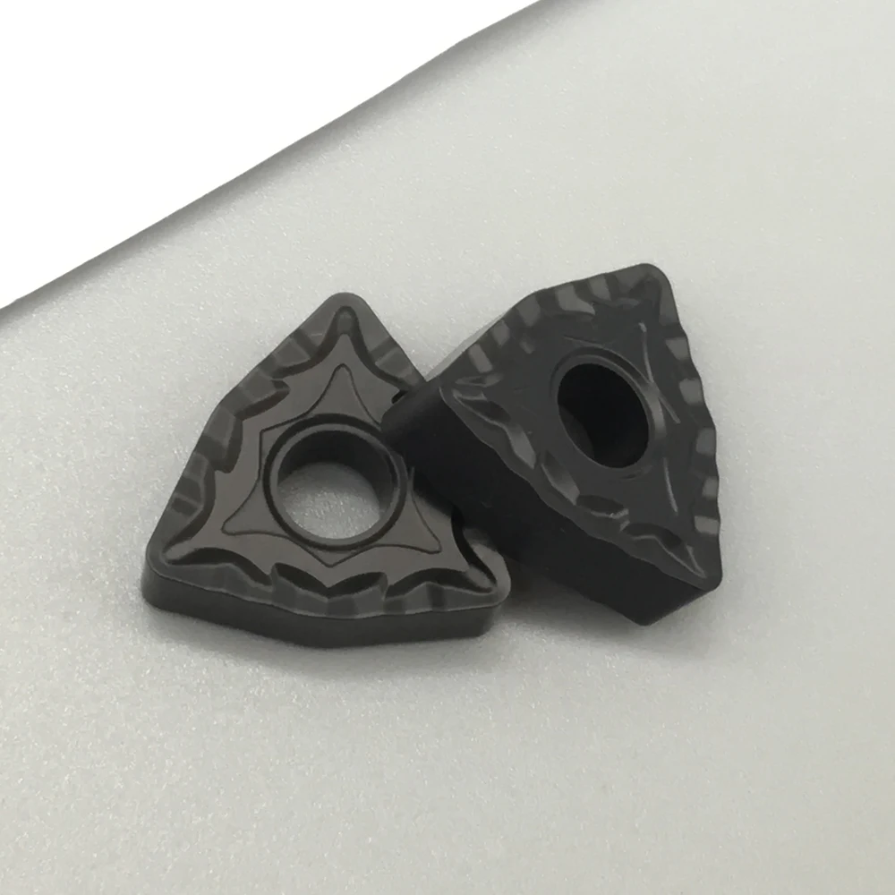 10Pcs WNMG080412 CQ CA4125 Mesin Baja Bagian Eksternal Turning Alat Memasukkan Alat Bit Bubut Cutter Alat