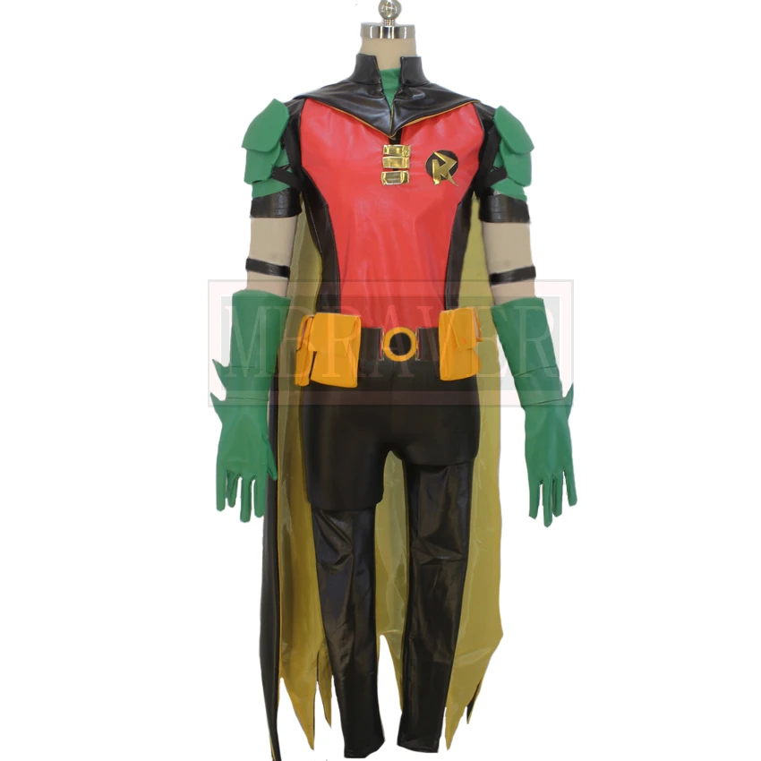 Superhero Tim Drake Red Robin Damian Wayne Cos Halloween Cosplay Costume Custom Made Any Size