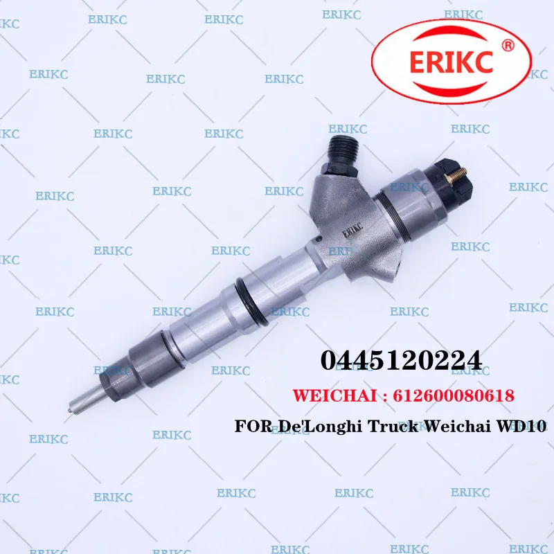 ERIKC 0445 120 224 Auto Diesel Engine Injection 0445120224 OEM WEICHAI : 612600080618 FOR Weichai WD10