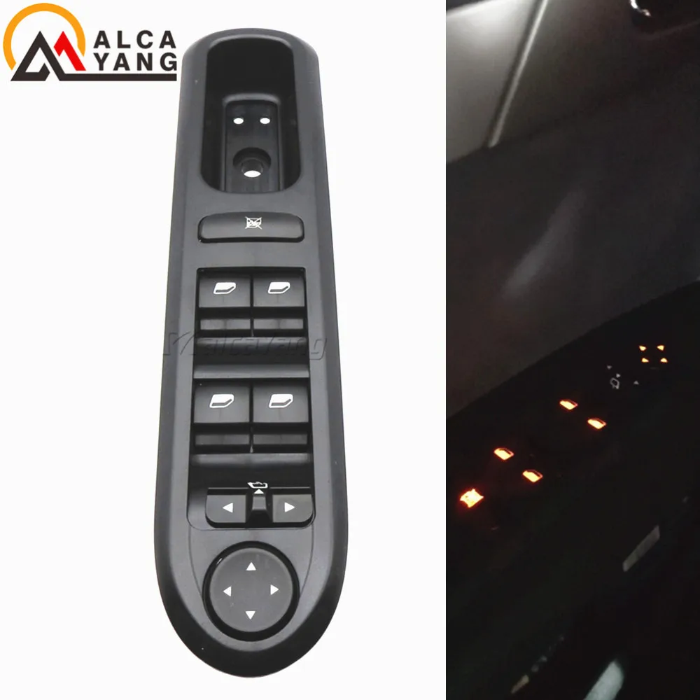 2004-2010 Applies for Peugeot 407 Glass Lifter Main Switch Power Window Control Panel 6554.ER