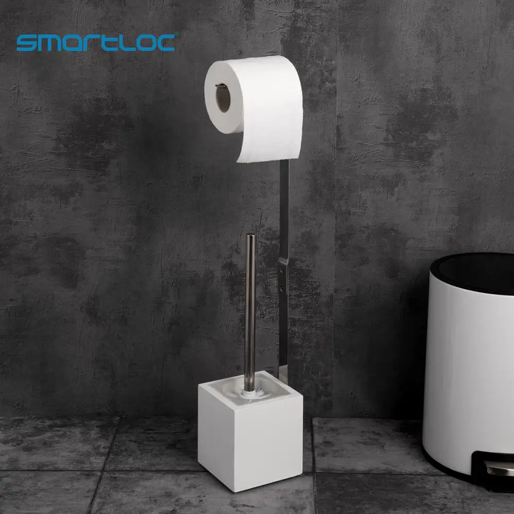 smartloc Iron Large Stand Toilet Paper Holder Tissue Roll Rack Bathroom Storage Container Bath Accessories Kitchen Organizer