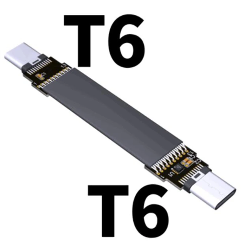 20 Гбит/с USB 3,1 3.2 Type-C папа к USB Type-C папа Gen2x2 Удлинительный кабель для синхронизации данных и зарядки type c кабель FPC FPV плоский