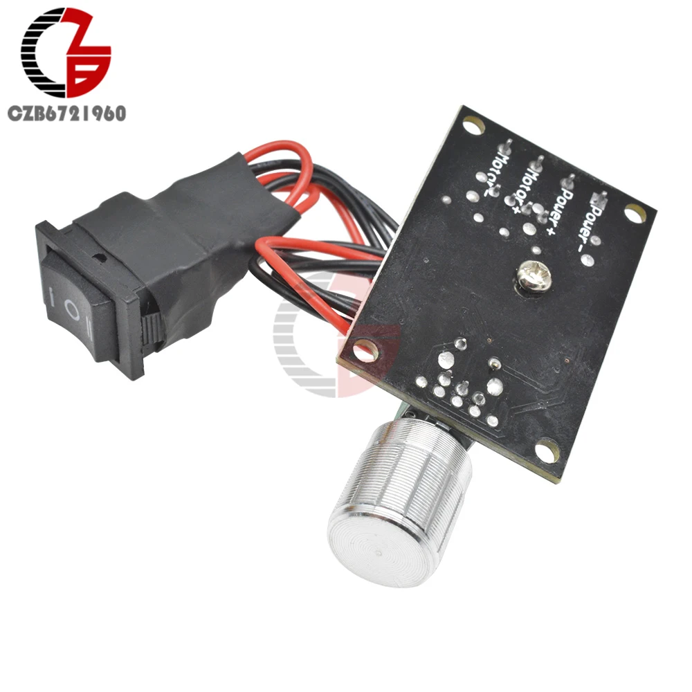 DC 12V 24V Voltage Regulator 3A 80W 1203BB DC Motor Speed Controller Adjustable PWM Speed Regulator Reversible 6V-28V