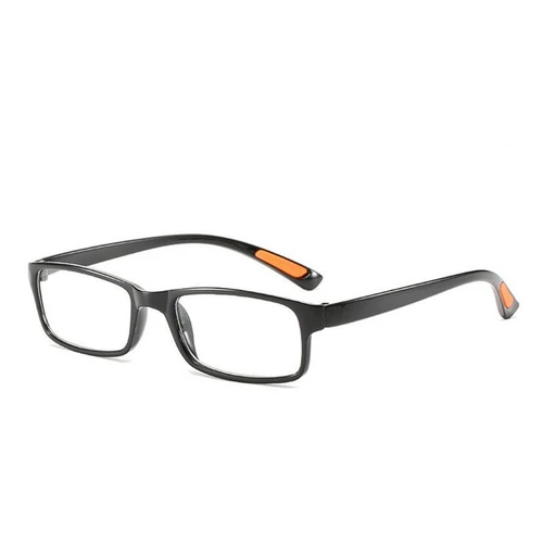 Imagen 2 del producto Gafas cuadradas ultraligeras TR90 para miopía con grado, gafas graduadas para estudiantes y mujeres, montura negra-roja-0,5-1,0 a-6,0
