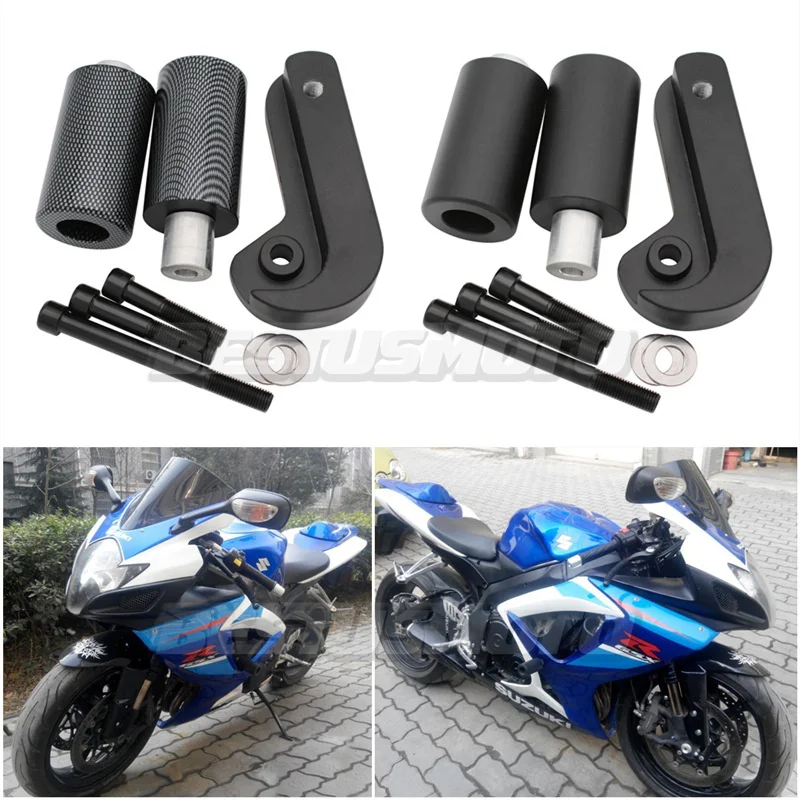 スズキGSXR用落下防止,クラッシュ保護,GSX-R 600 750 gsxr600 gsxr750 k6 k8 2006-2010 2007 2008 2009