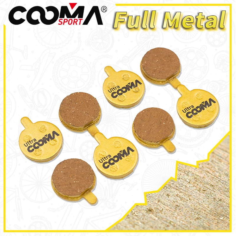 4 Pairs, Bicycle Disc Brake Pads for ZOOM DB 280 DB 550 DB450 DB350 ONE, Alhonga Caliper, Xiaomi Scooter, OD=18 mm, Ultra Class