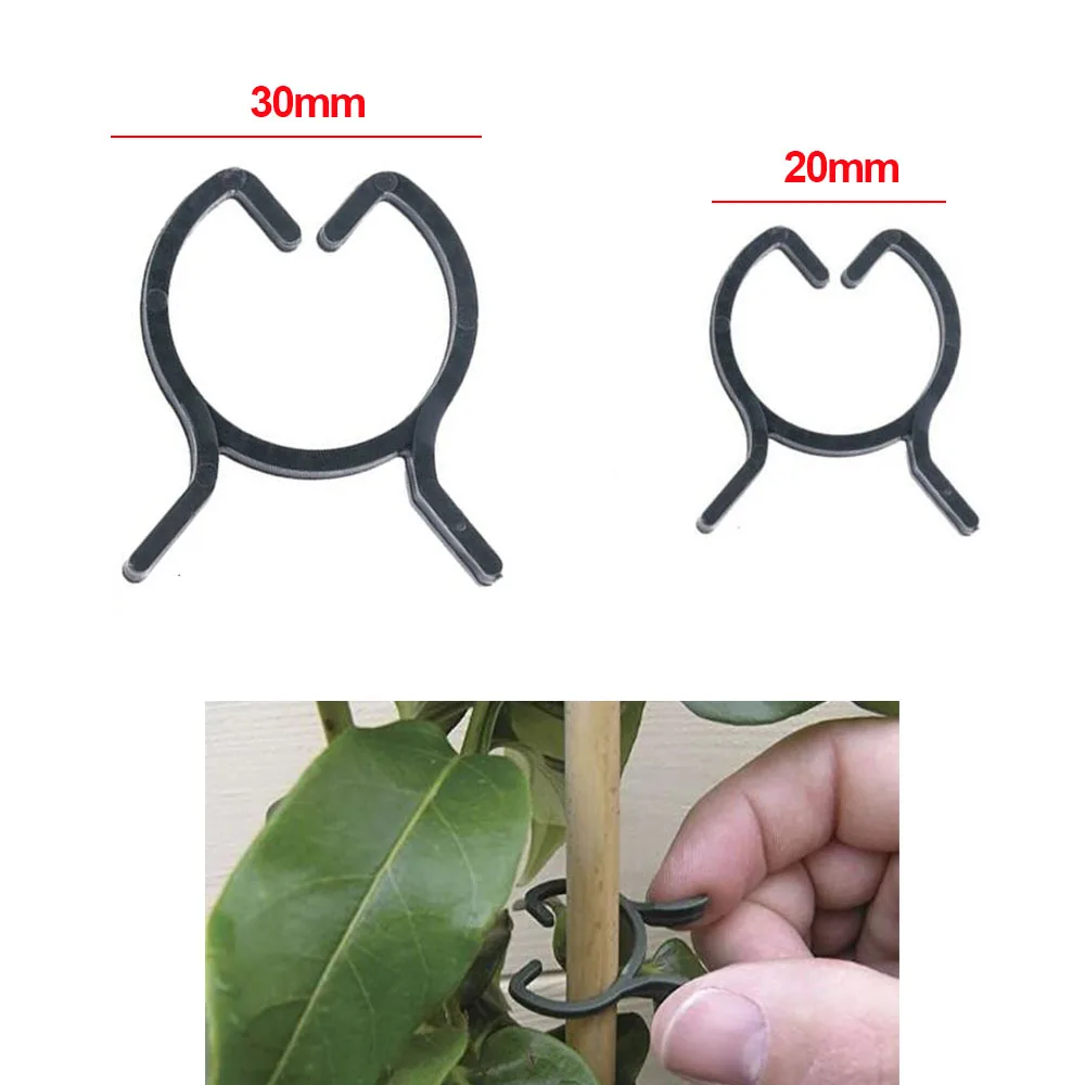 

100Pcs Plant Garden Clips Vegetable Plant Vine Support Clips for Holding Plant Stems