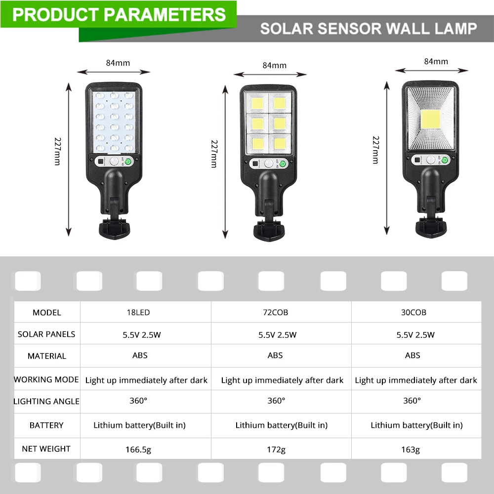 70COB Solar Street Lights Outdoor Remote Control Solar Lights 3 Light Mode Solar Street Pole Light Motion Light for Patio,Path