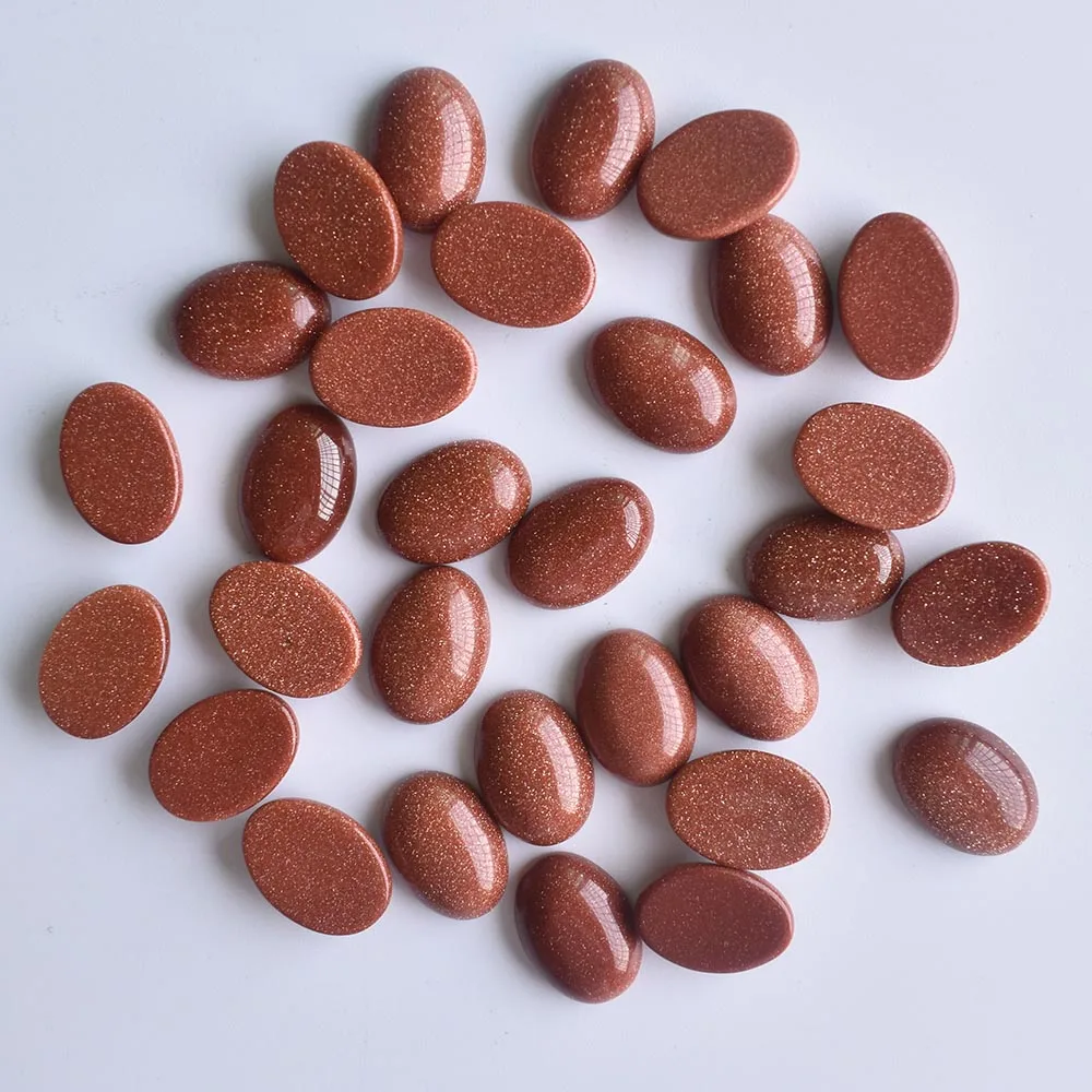 2020 Modischer Bestseller: Gemischte Naturstein-Oval-Cabochons aus Tigerauge und Opal, 10x14mm, Großhandel 50 Stück/Lot, kostenloser Versand – Detail 13
