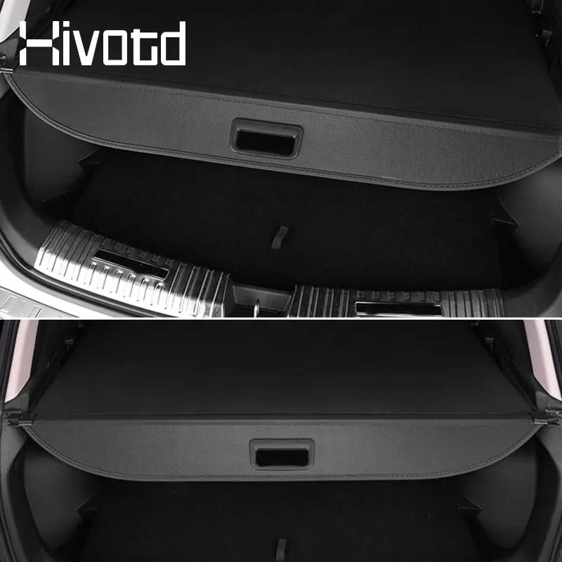 Rear Trunk Curtain Trunks Partition Cover Canvas Parcel Shelf Interior Modification Panel For Haval Jolion 2023 Car Accessories
