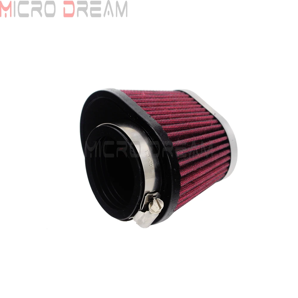 Cafe Racer 48mm 52mm Air Cleaner Oval Pod Filter Universal For Harley  Honda Yamaha Kawasaki Suzuki CB CX500 Bobber Air Filter