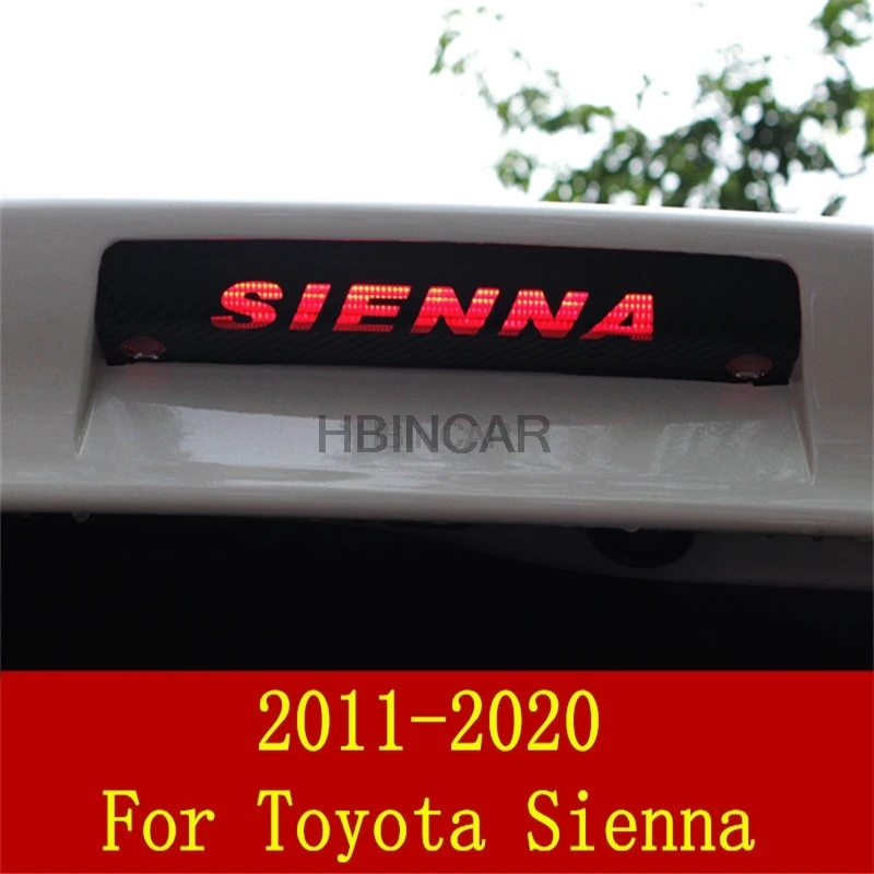 For Toyota Sienna 2011-2020 High parking brake lights car modified brake light stickers Exterior decoration car Accessories