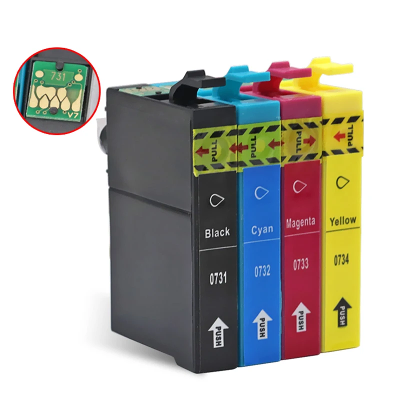 T0731 Compatible Ink Cartridge For Epson 73N T0731 Stylus CX3900 CX5900 CX4900 CX7300 CX8300 TX200 TX210 C79 C90 Printer