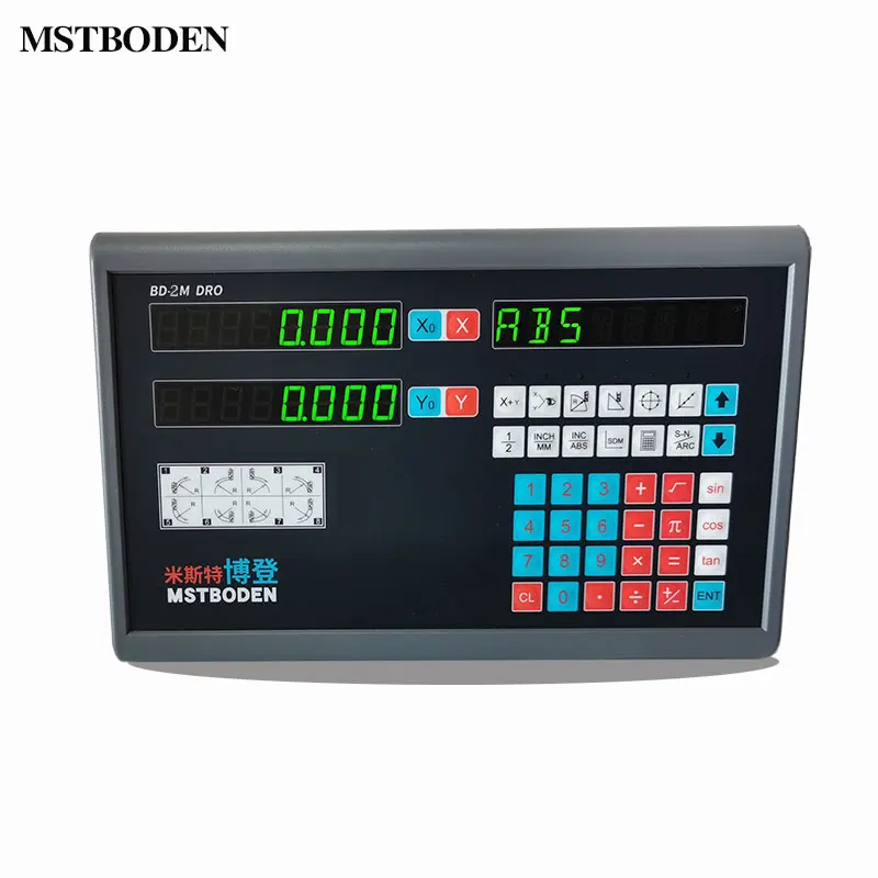 2 3 4 Axis Dro LCD RS232 Communication Output Milling Machine Lathe Digital Display Grating Ruler