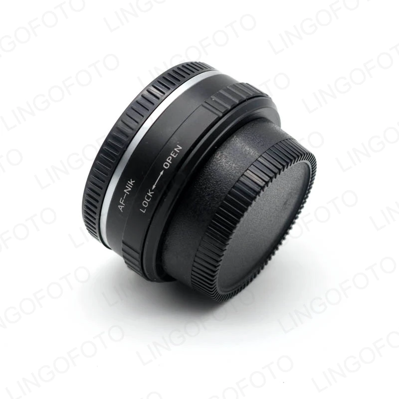 Sony AF - Nikon F Metal Mount Adapter Ring with correction lens for Sony AF / Minolta MA lens to Nikon F mount camera