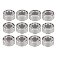 12PCS Steel Bearing 3X6X2mm for WPL C14 C24 C34 C44 MN D90 MN-90 MN99S RC Car Spare Parts Upgrade Accessories