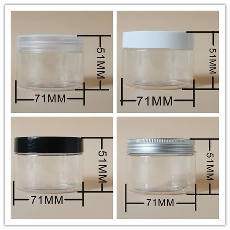 

30pcs/lot 120g Plastic Cream Jar,Facial Mask Cream Bottle,120ml Sub-bottling,Sample Canister, Hair Care Tin