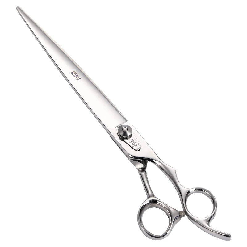 Fenice 10 Inch Professional Dog Grooming Cutting Shears Japan 440C Straight Scissors Pet  Accesories Groomer Tools