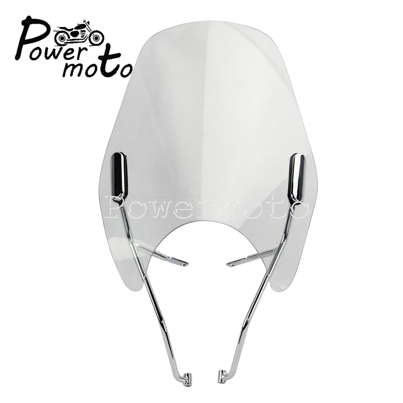 Motorbike Cruiser Windshield Front Headlight Fairing Windscreen for Honda Shadow VT750 VT750C VT750DC ACE Spirit 1998-2013