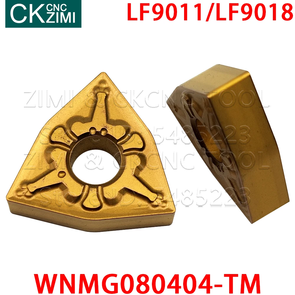 WNMG080404-TM LF9018 WNMG080404-TM LF9011 كربيد تحول إدراج الخشب تحول أدوات CNC المعادن مخرطة أدوات WNMG 080404 للصلب