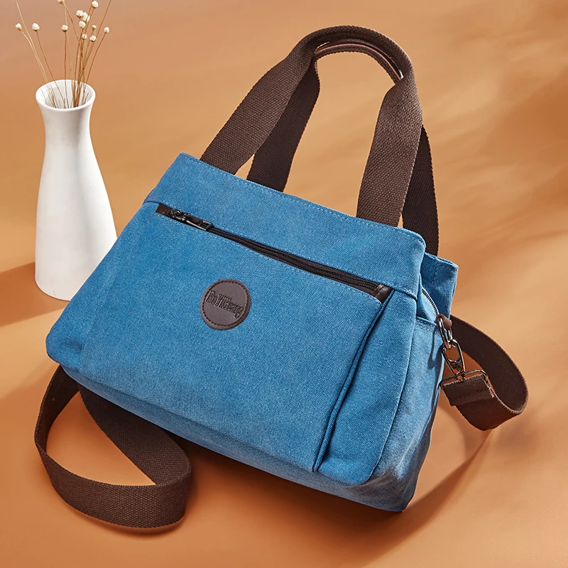 Neue Multifunktions Umhängetasche für Frauen Schulter Messenger Taschen Weibliche Leinwand Handtaschen Mode Große Kapazität Hobos Pack – Detail 7