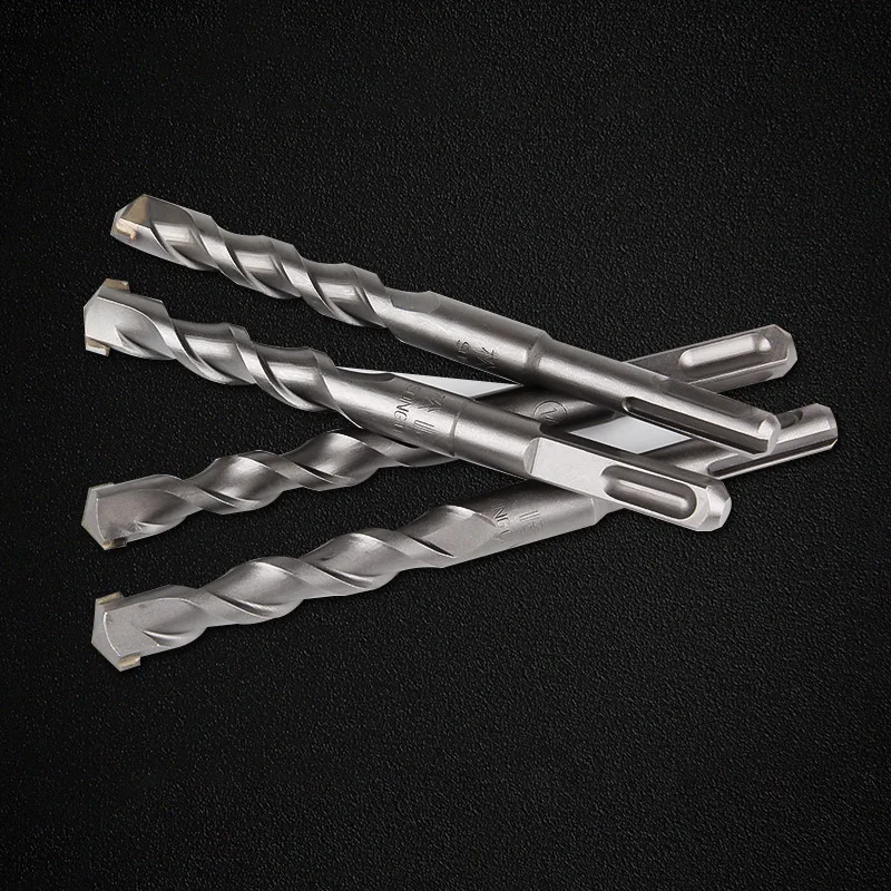 Drill Bit Electric Hammer Impact Drill Bit Long Square Shank Round Shank for Cement Concrete Wall Drill Bit