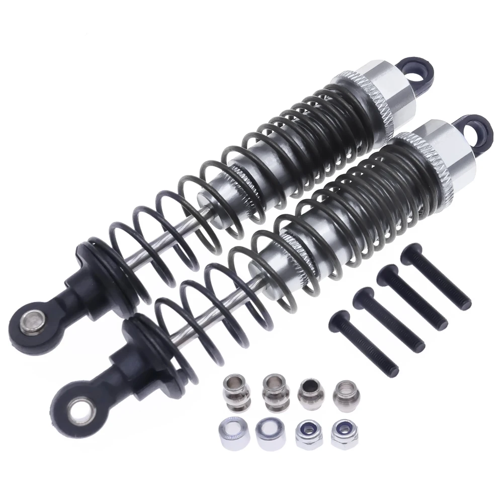 RCAWD 2pcs alloy front and rear shock absorber damper oil filled type for 1-10 RGT 86100 86110 FTX5579 Outback Fury crawler part