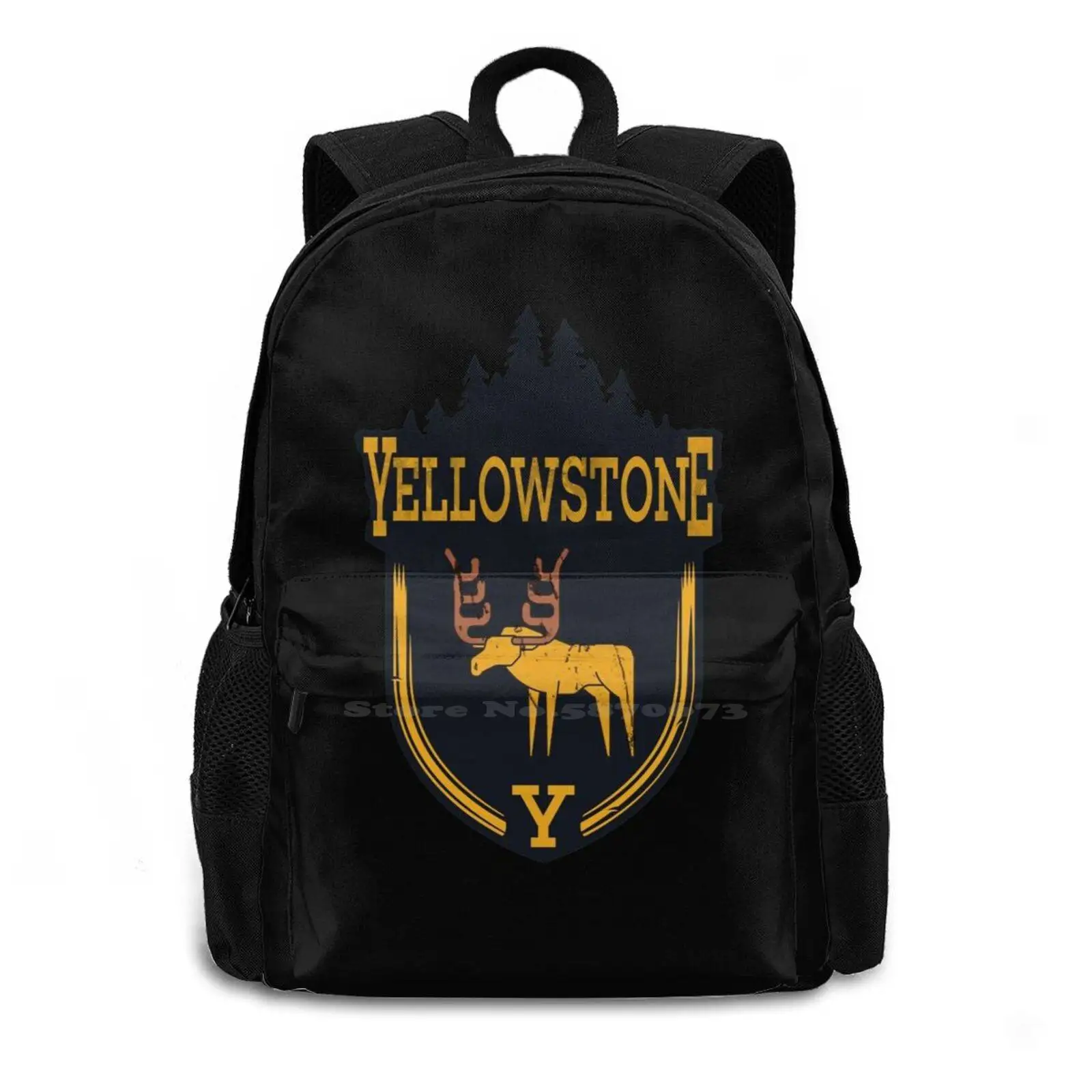 Yellowstone Nation Park Fashion Pattern Design Travel Laptop School Backpack Bag Yellowstone Tv Show Yellowstone Send Rip Tv